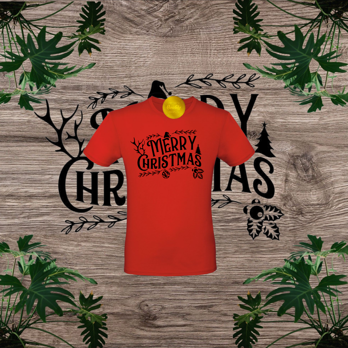 > Tee-shirt mixte / 1 face " Édition Noël 1 " #T021