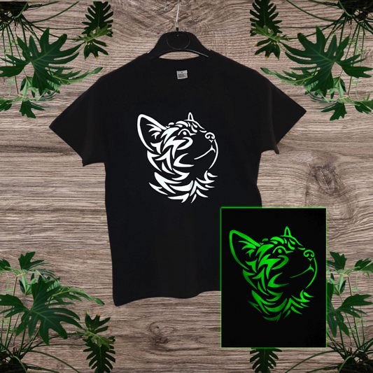 LES PHOPHORESCENTS : >Tee-shirt enfant / 1 face / Motif phosphorescent réf #TL001